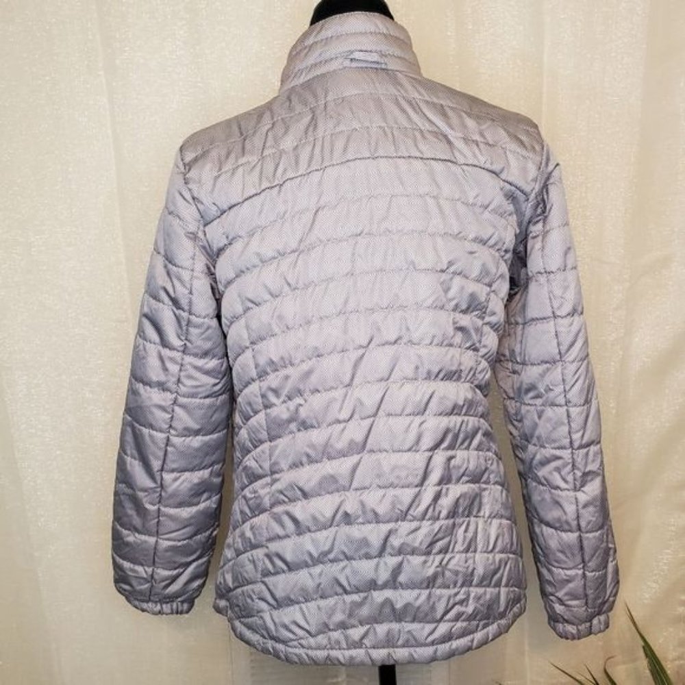 ZEROXPOSUR Women's Puffer Zip Up Jacket, Medium, Black & Gray - Picture 6 of 14